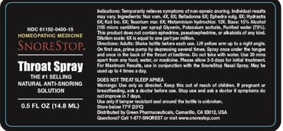 Ingredients (Bottle Label Throat Spray 120ct Label  (002))